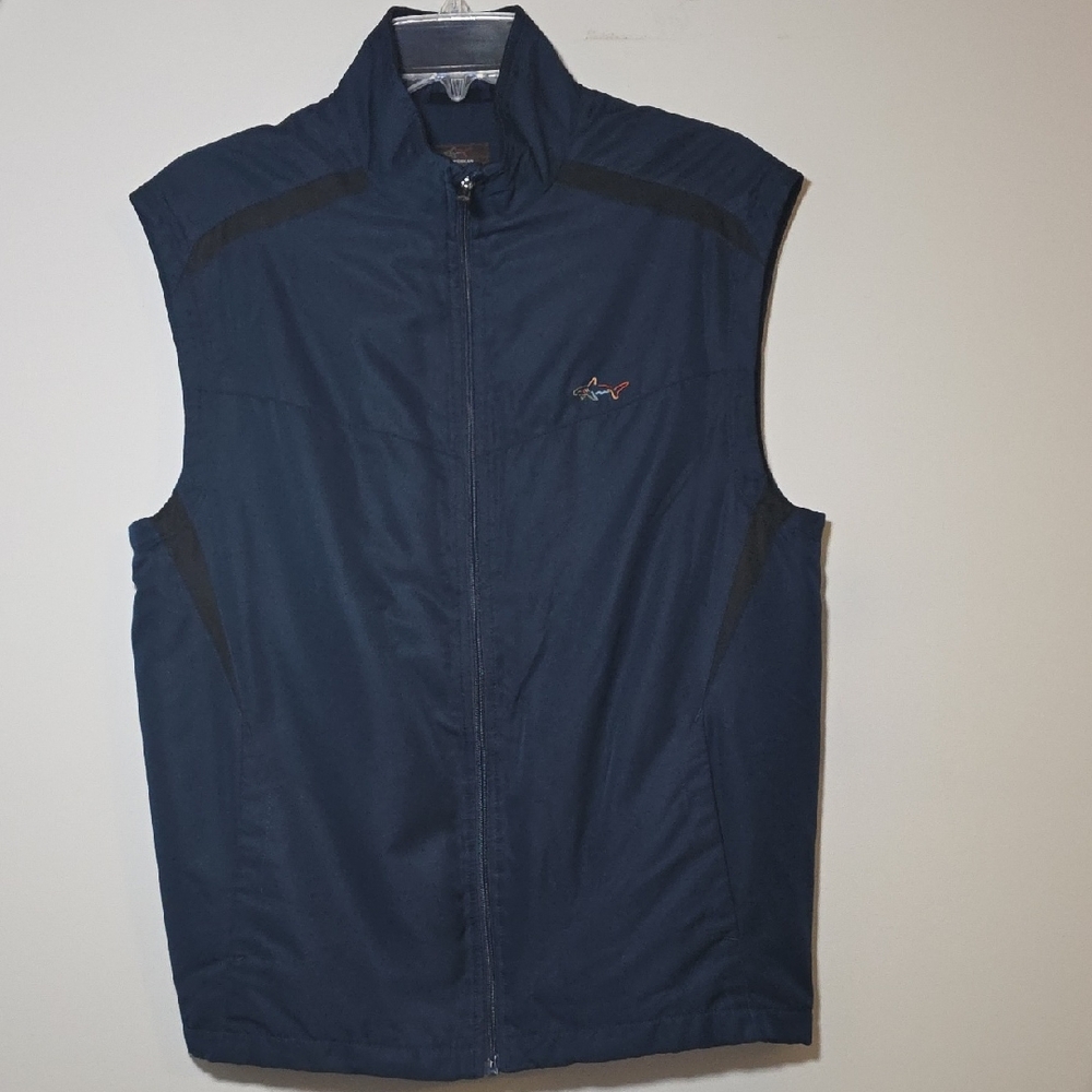 Greg Norman Collection By‎ Tasso Ella Men's Dark Blue Vest With Pockets Size S
